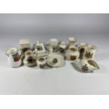 A MIXED LOT OF CRESTED WARE CHINA, GRAFTON, ARCADIAN ETC