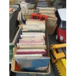 A LARGE QUANTITY OF VINTAGE ORDNANCE SURVEY MAPS - APPROX 70