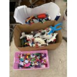 AN ASSORTMENT OF TOYS TO INCLUDE LEGO ETC