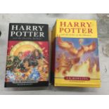 TWO FIRST EDITION HARRY POTTER BOOKS - THE ORDER OF THE PHOENIX AND THE DEATHLY HALLOWS