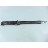 A WORLD WAR II NAZI GERMANY S84/98 BAYONET, 25CM BLADE