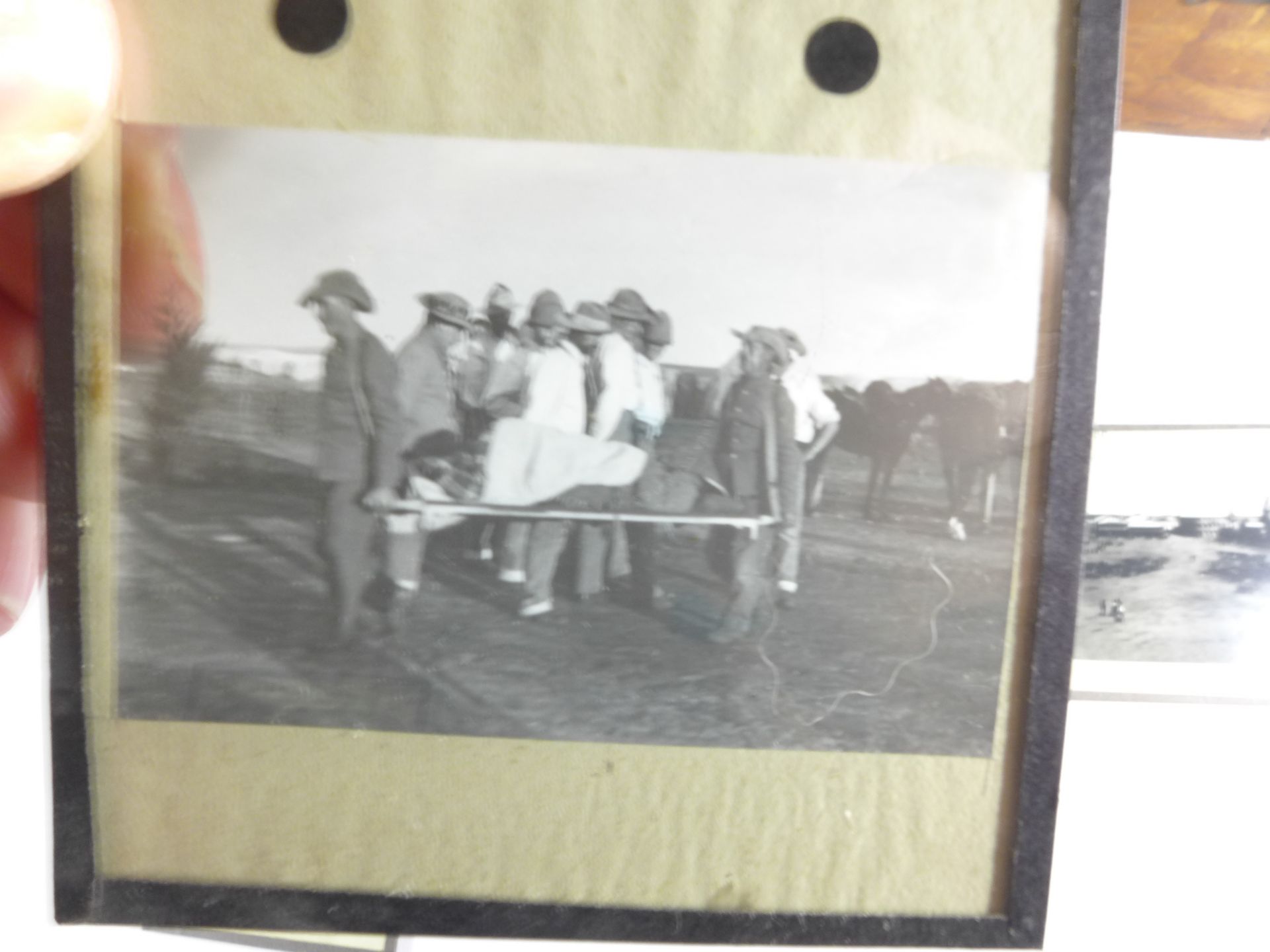 TWO BOXES CONTAINING SIXTY-FOUR BLACK AND WHITE PHOTOGRAPHIC SLIDES RELATING TO THE BOER WAR - Image 3 of 3