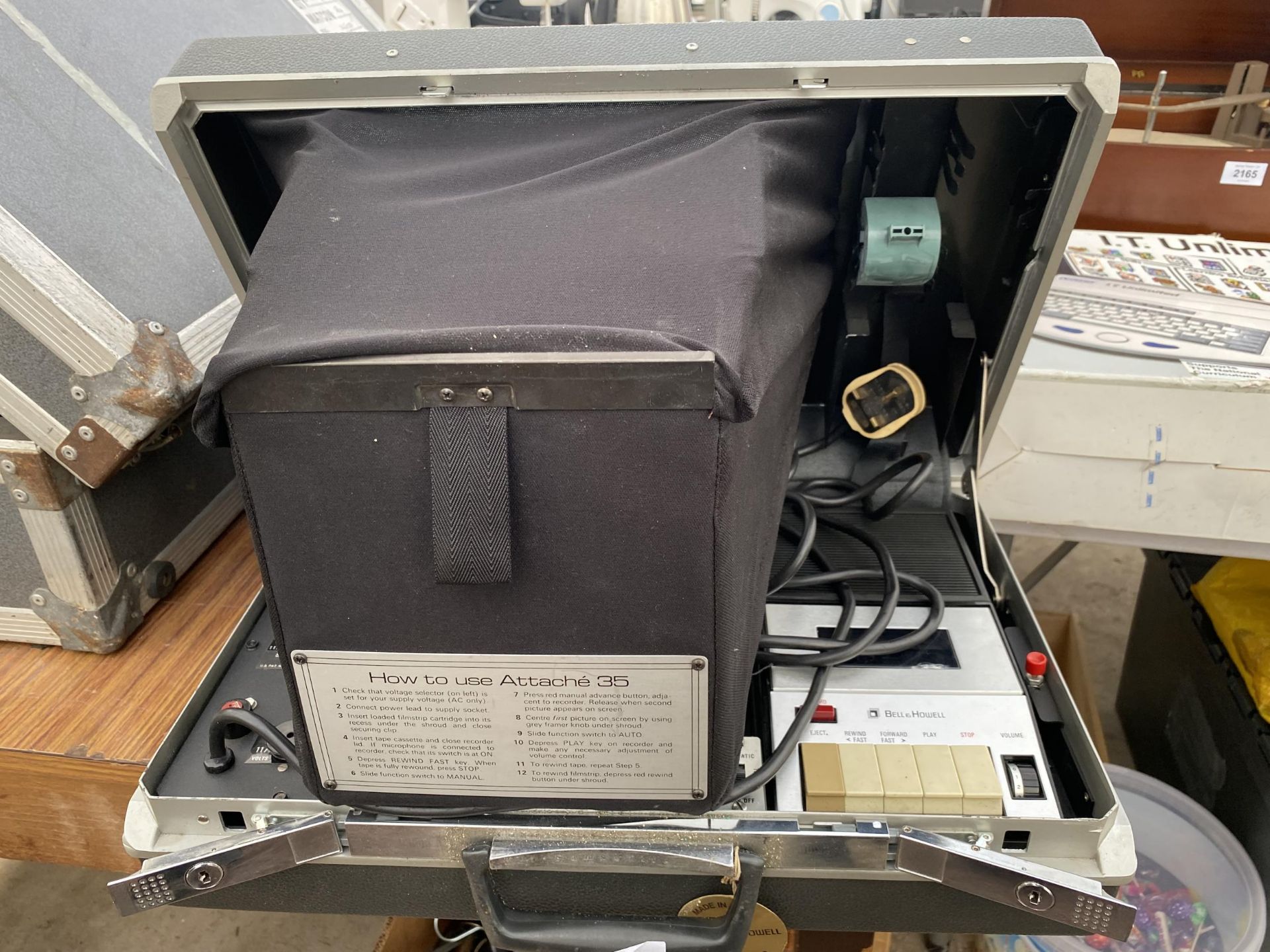 A CASED BELL AND HOWELL CASSETTE RECORDING SYSTEM - Image 2 of 5