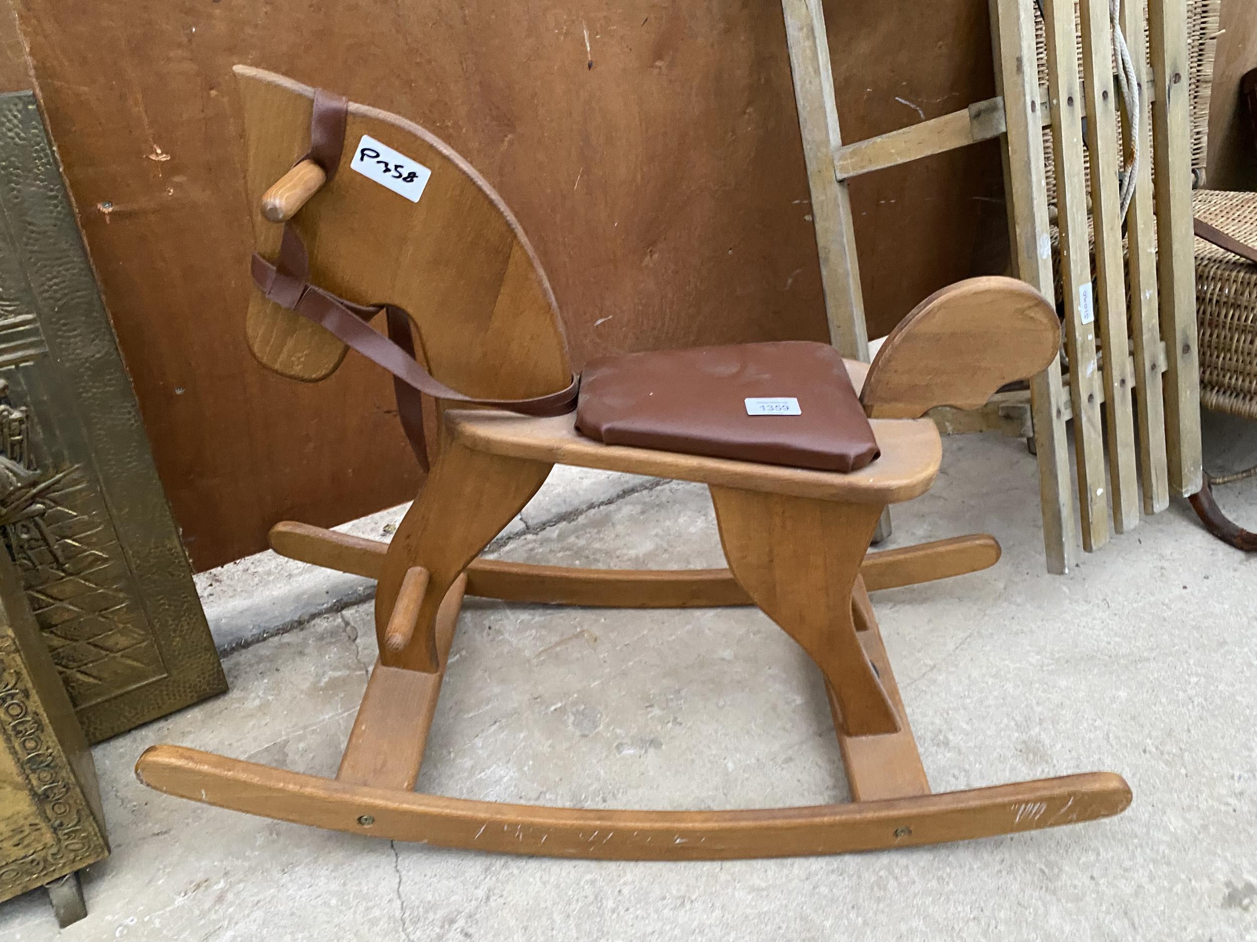 A VINTAGE STYLE MOULIN CHILDS ROCKING CHAIR - Image 2 of 3