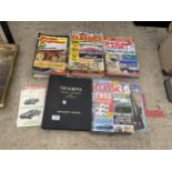 AN ASSORTMENT OF CLASSIC CAR AND MODEL MAGAZINES ETC