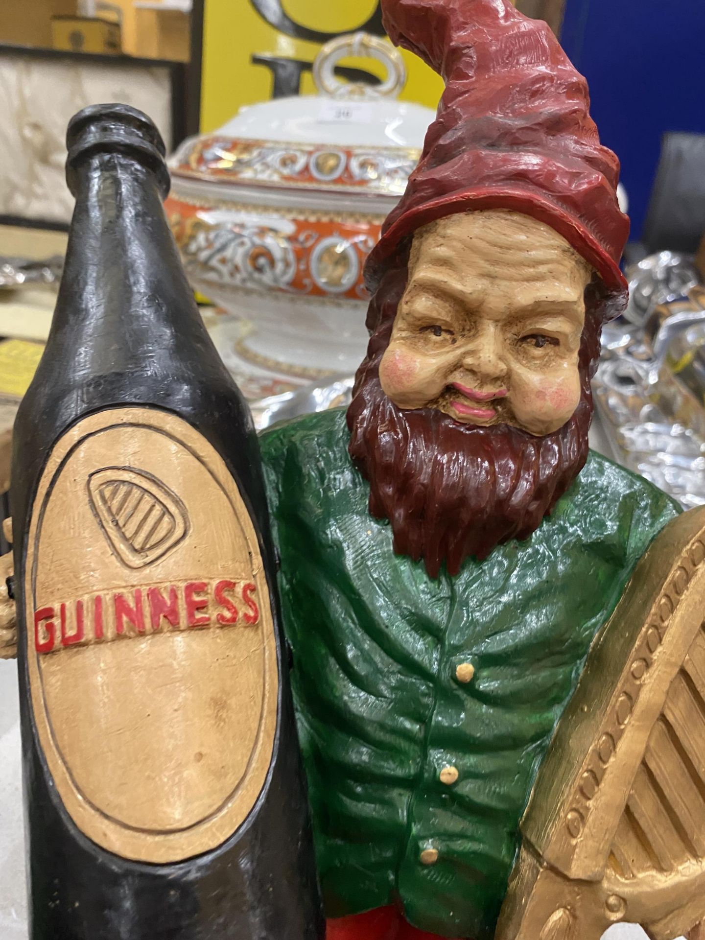 A GUINNESS LEPRECHAUN SEATED FIGURE, HEIGHT 40CM - Image 2 of 2