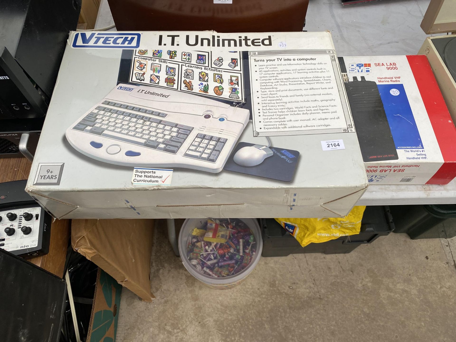 A VTECH I.T UNLIMITED COMPUTER CONVERTOR AND A SMR SEA LAB