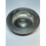 A HALLMARKED LONDON SILVER DISH ENGRAVED VICKY GROSS WEIGHT