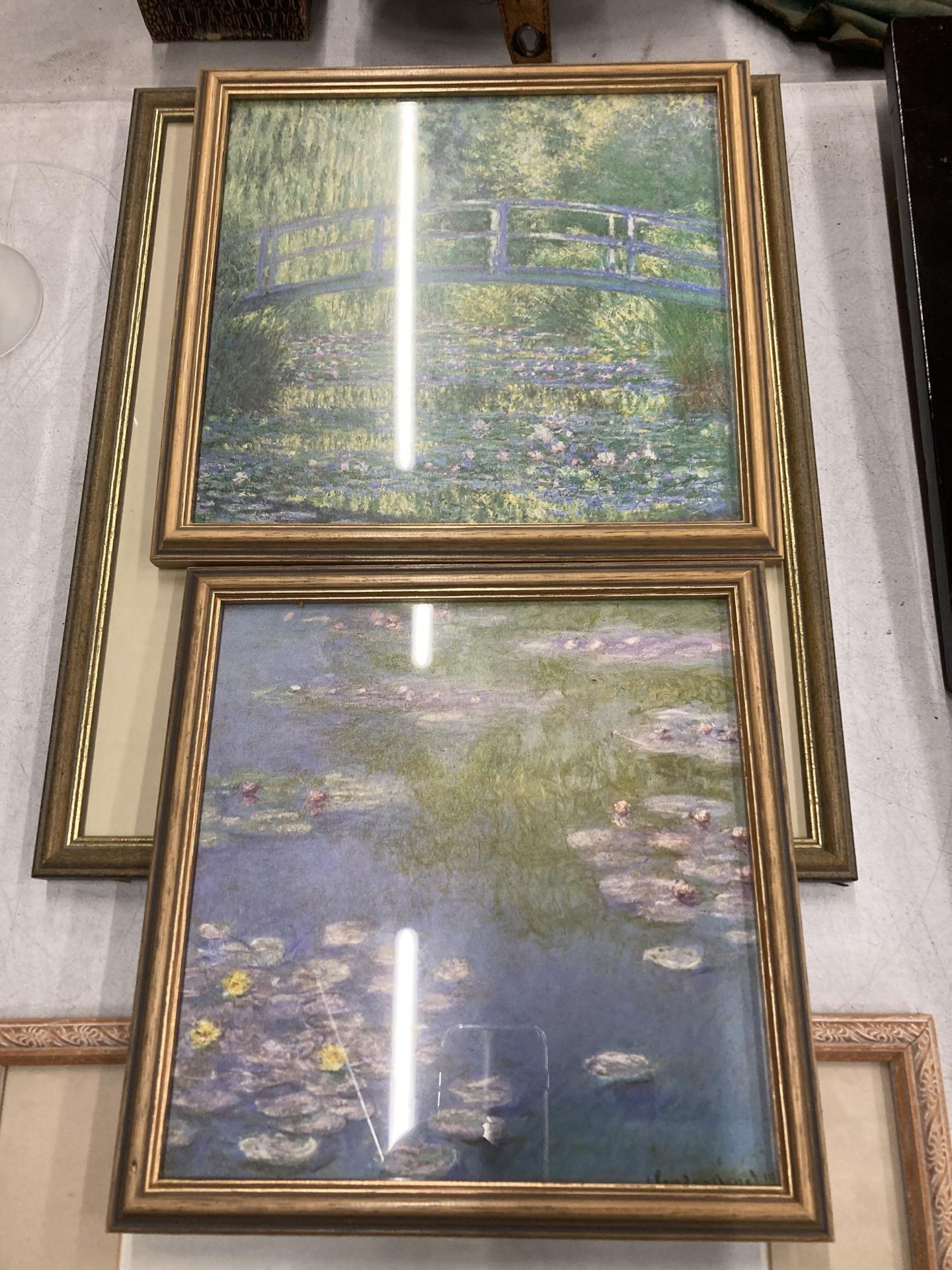 FOUR FRAMED PRINTS TO INCLUDE TWO MONET - Image 4 of 5