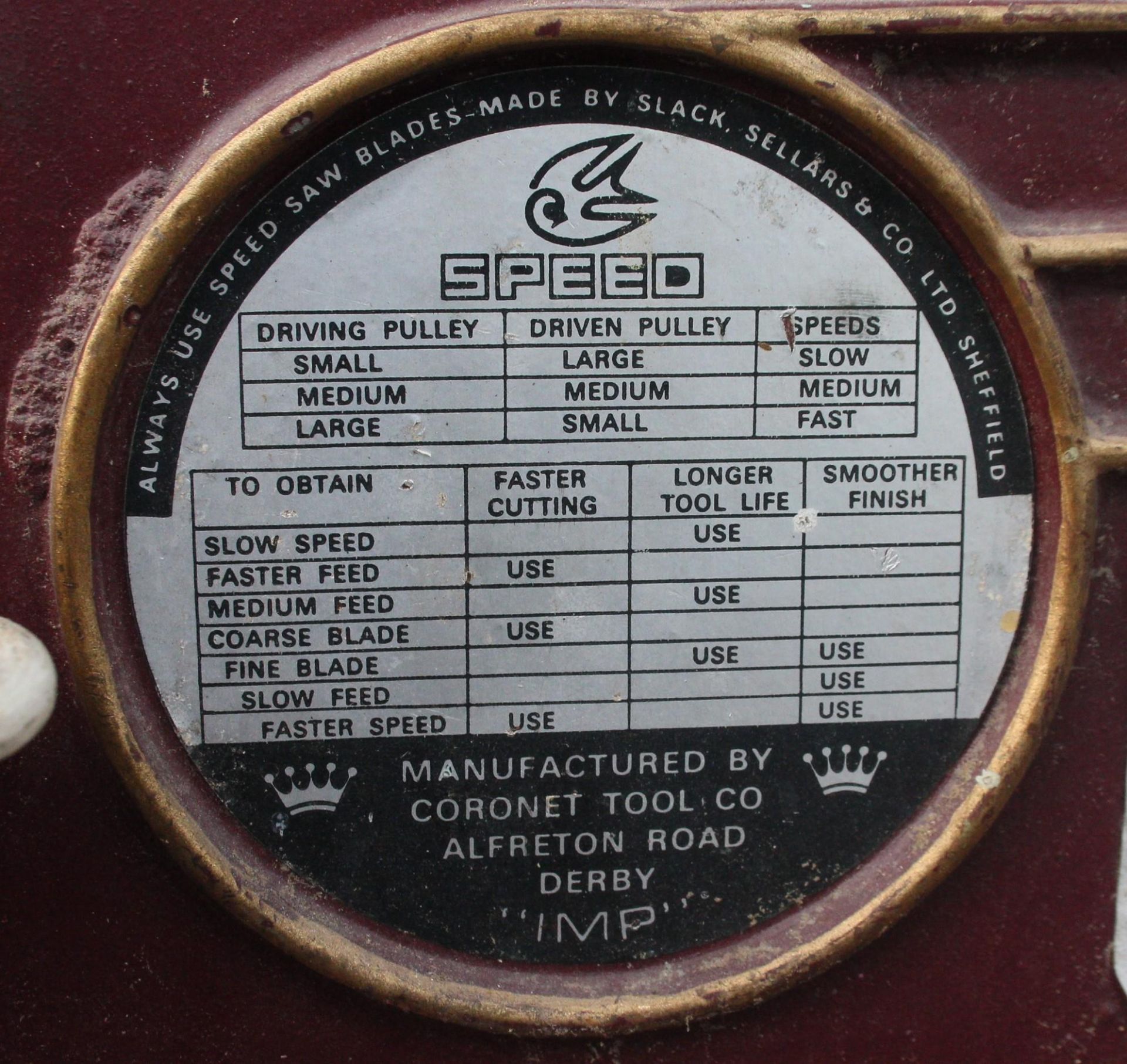 A HAWKER SIDDELEY SINGLE PHASE BAND SAW NO VAT - Image 4 of 4