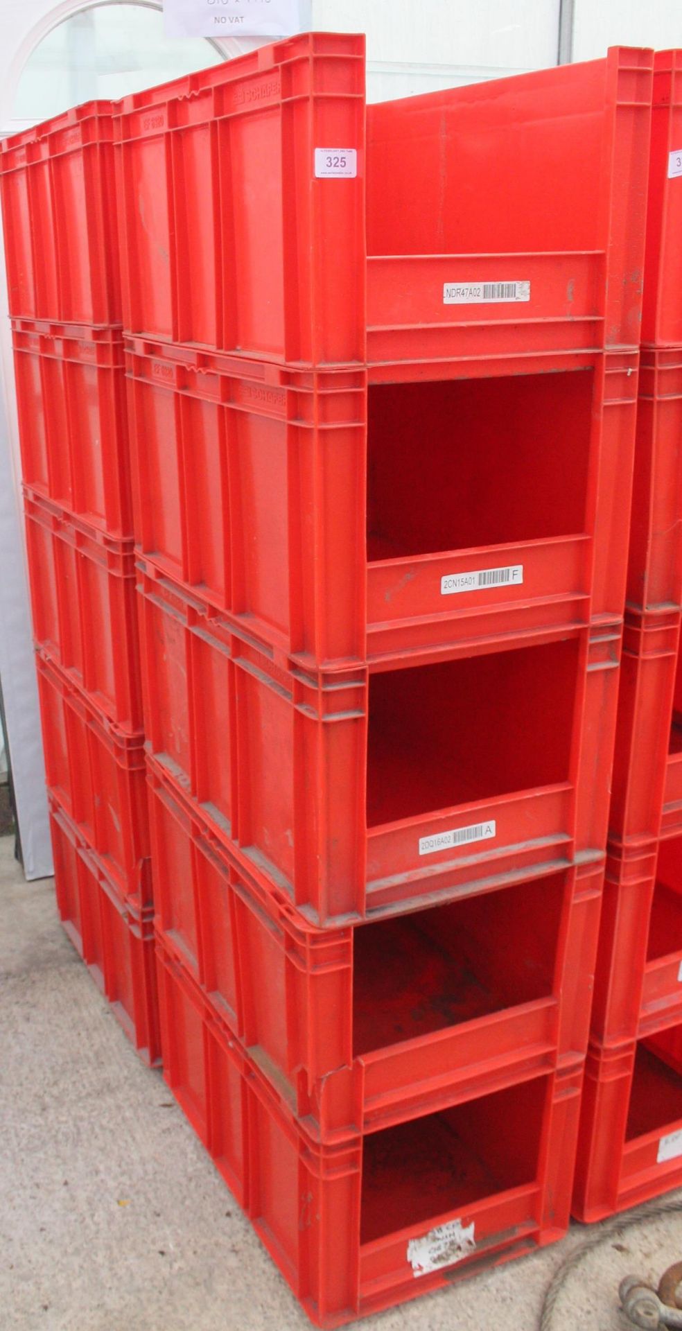 TEN RED LIN BINS + VAT