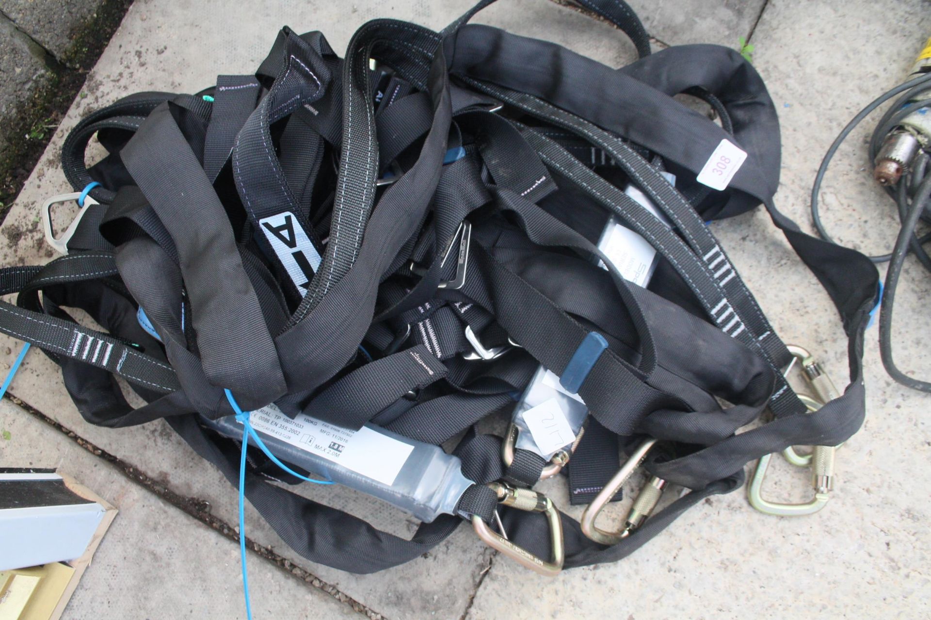 TWO SPANSET SAFETY HARNESS + VAT