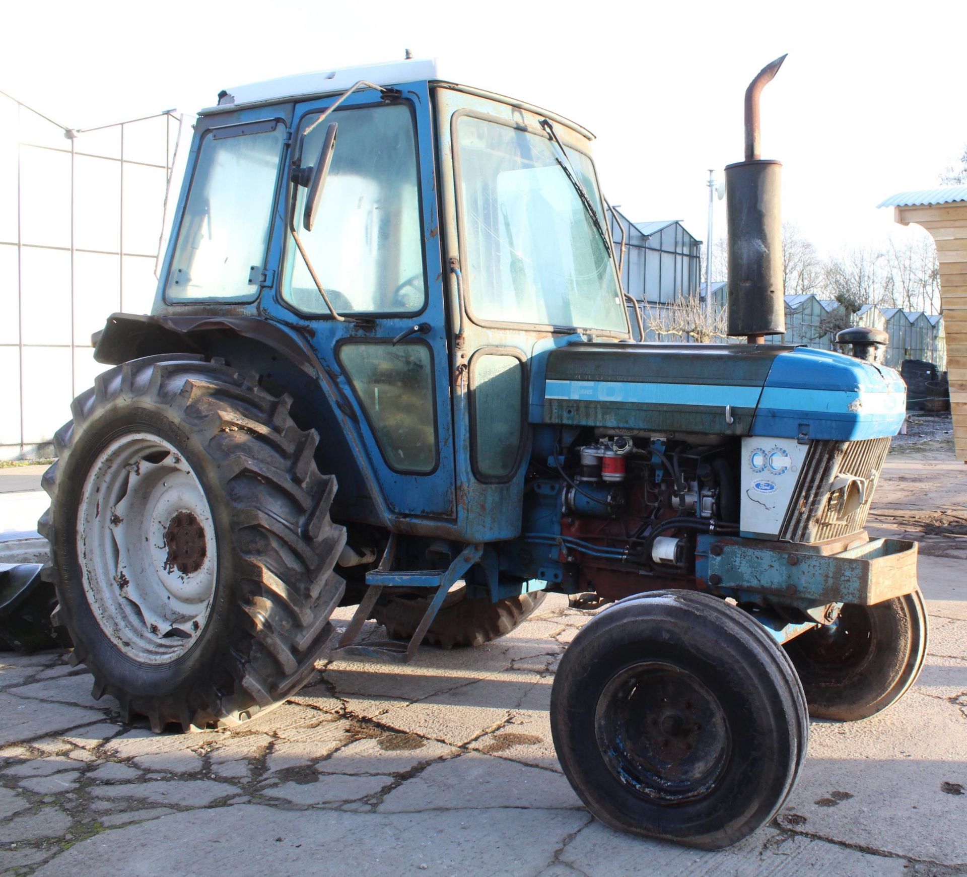 A FORD 6610 2 WHEEL DRIVE TRACTOR B287 YMA FIRST REG 04/01/85 WITH LOG BOOK WITH SPARE REAR - Image 4 of 5