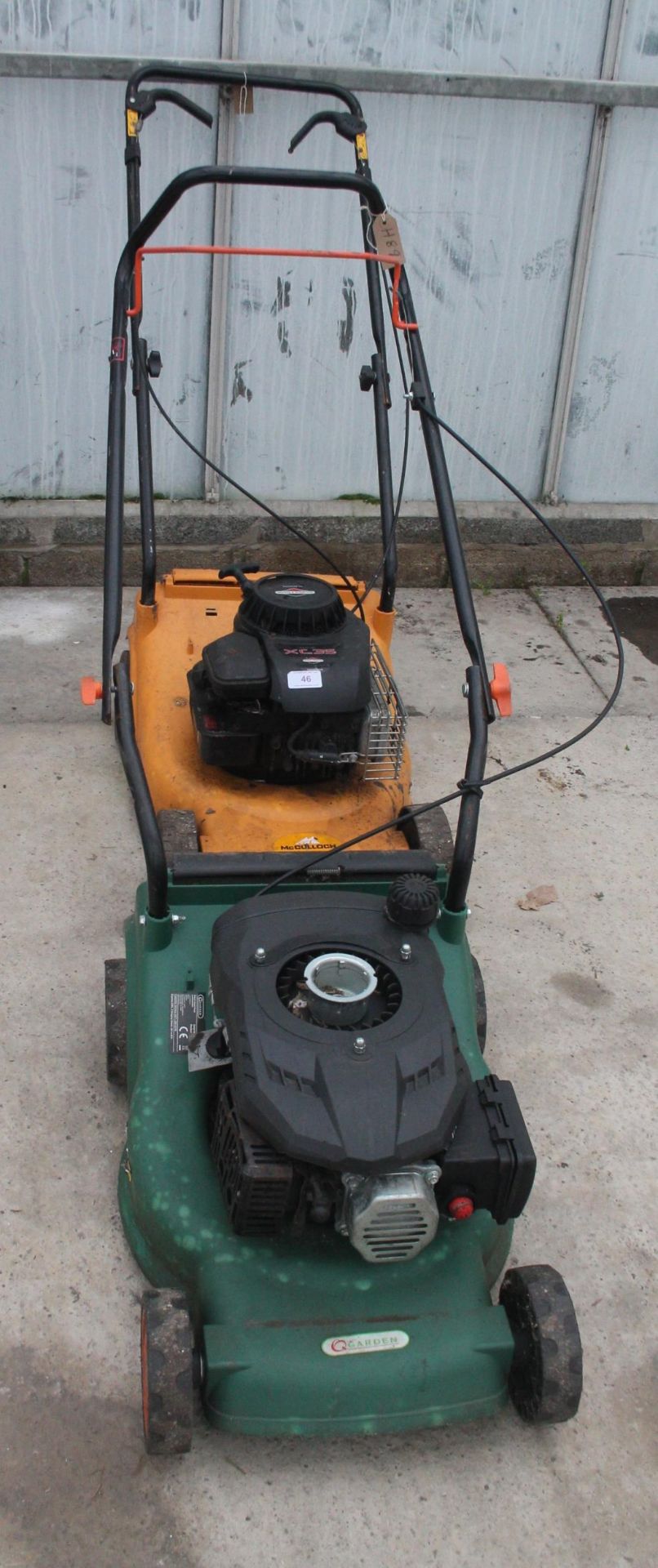 A Q GARDEN SELF PROPELLED PETROL ROTARY MOWER WITH A BRIGGS & STRATTON ENGINE - NO VAT