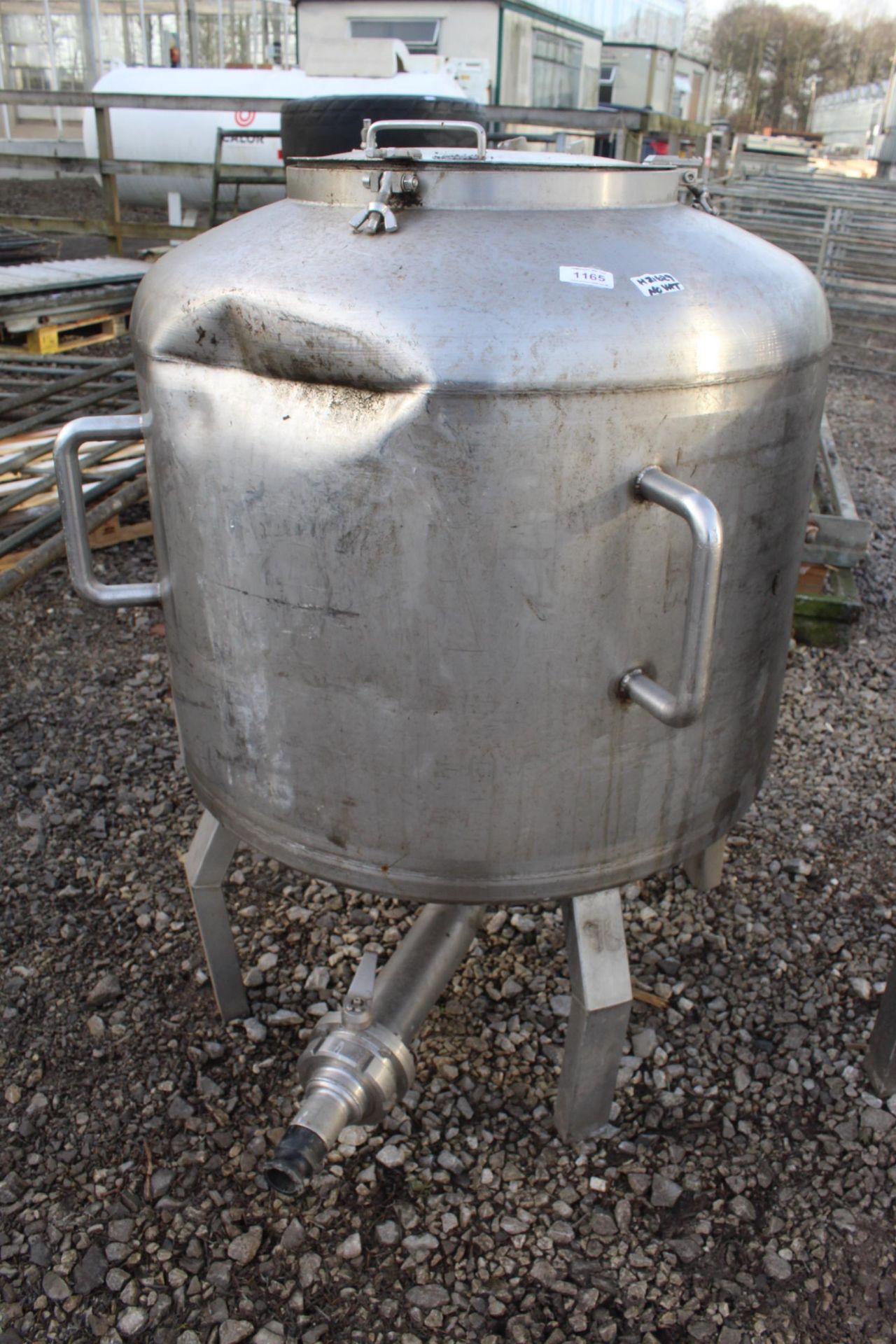 STAINLESS STEAL MILK VAT NO VAT