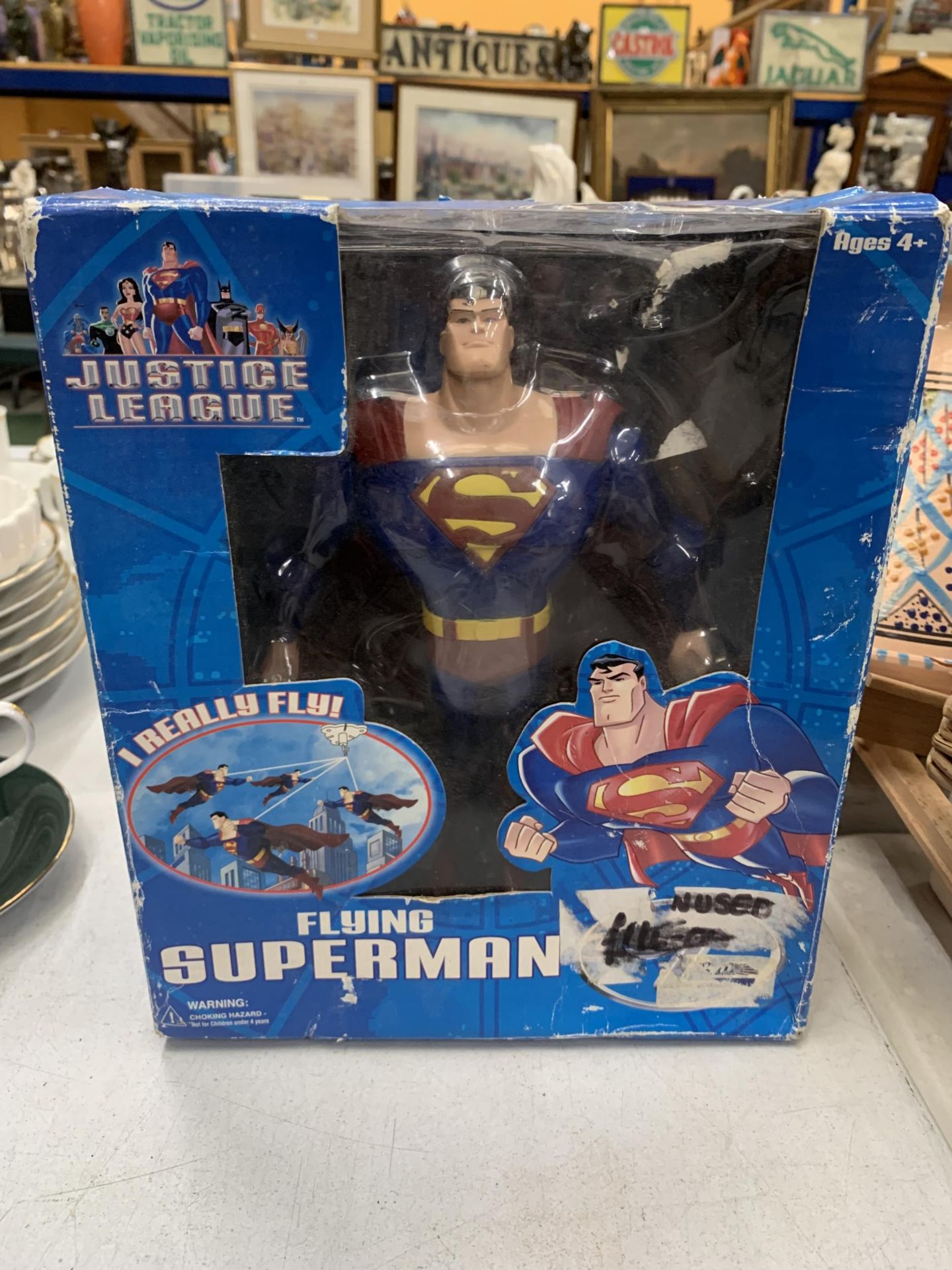 A BOXED JUSTICE LEAGUE FIGURE OF SUPERMAN