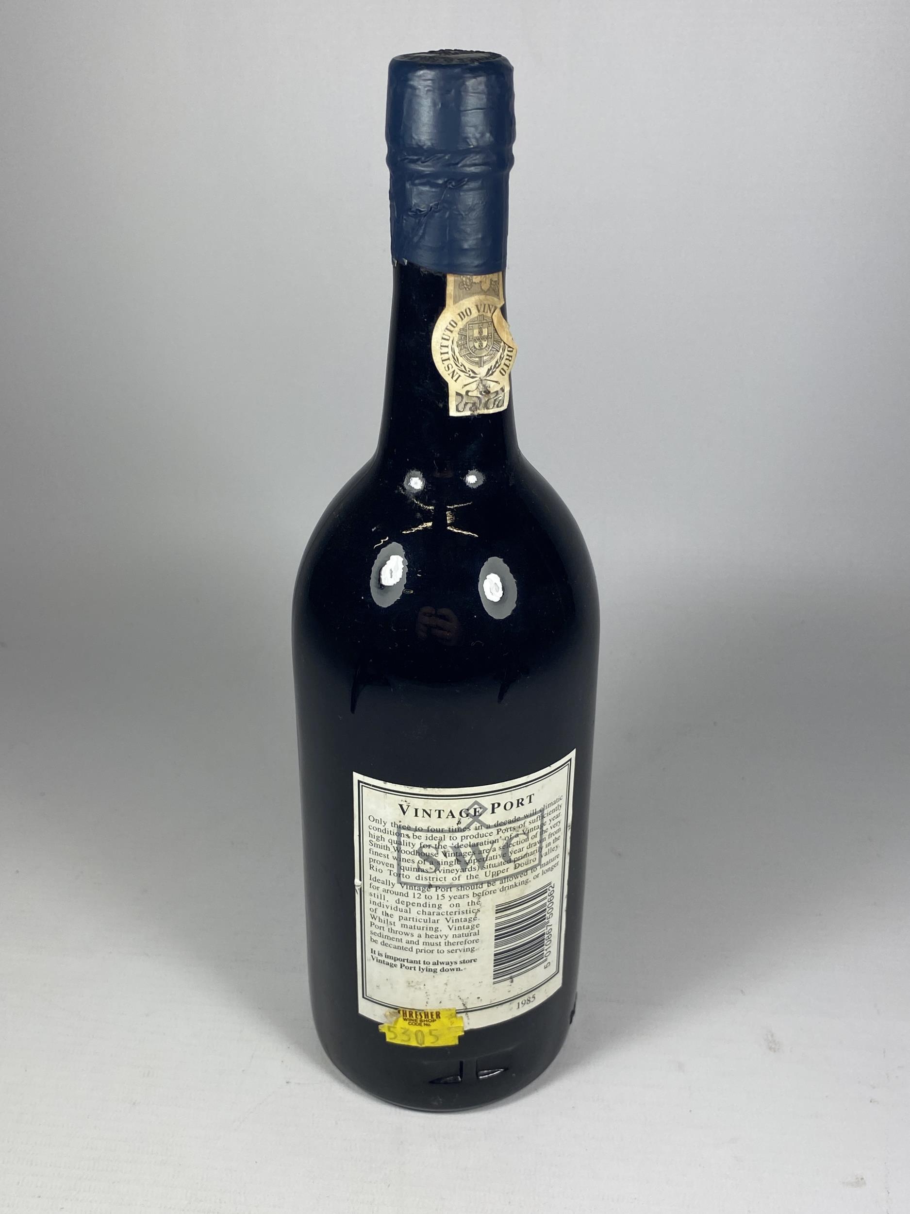 1 X 75CL BOTTLE - SWC SMITH WOODHOUSE 1985 VINTAGE PORT - Image 4 of 4