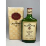 1 X BOXED 35CL BOTTLE - 1980/1990'S THE GLENLIVET 12 YEAR OLD PURE SINGLE MALT SCOTCH WHISKY