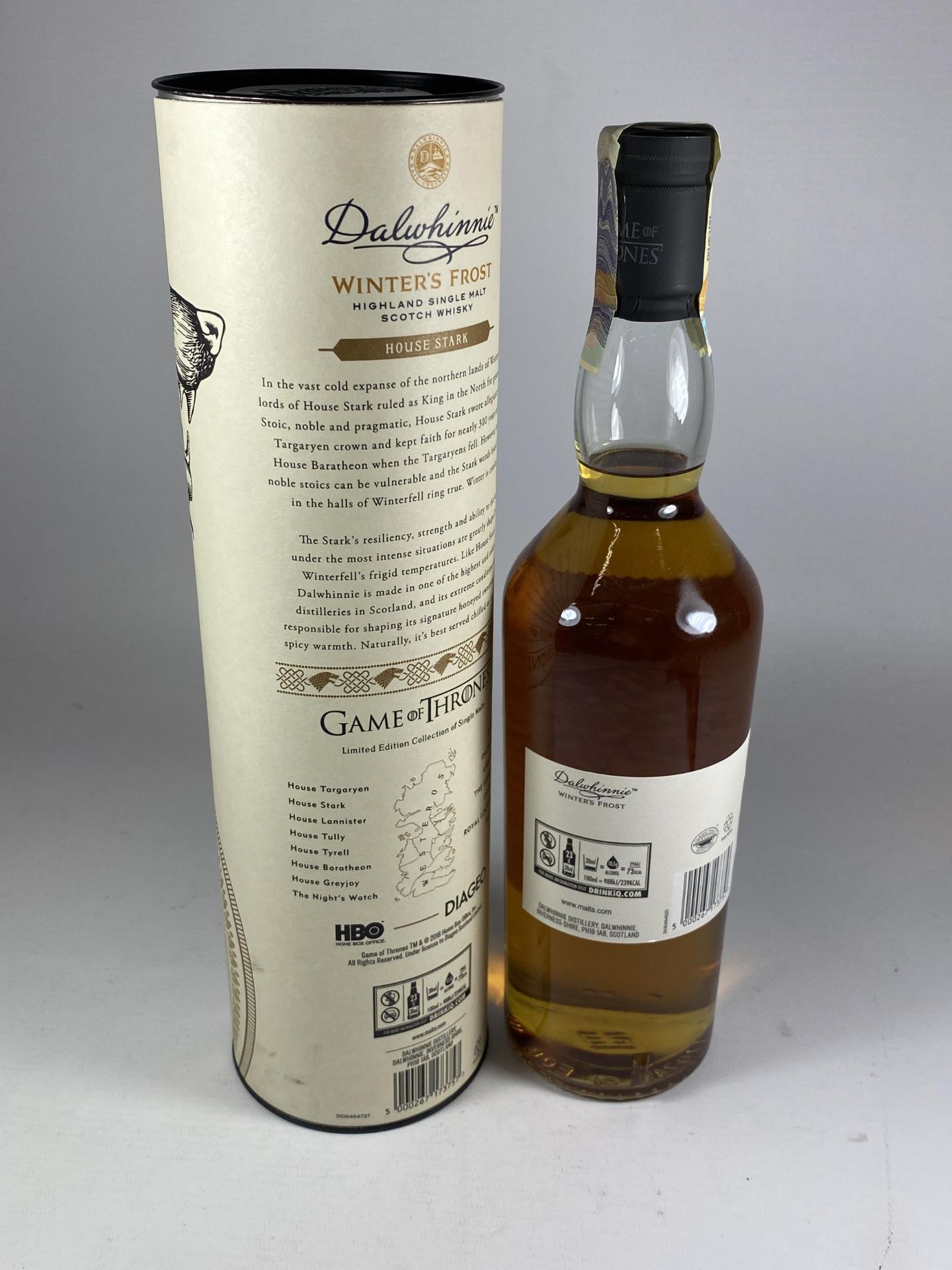 1 X 70CL BOXED BOTTLE - A GAME OF THRONES LIMITED EDITION DALWHINNIE WINTER'S FROST HIGHLAND - Image 3 of 3