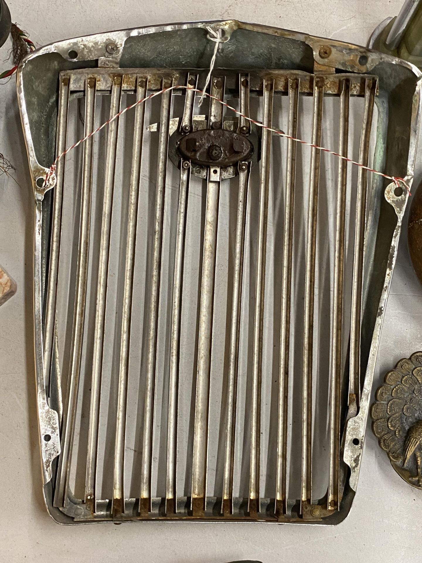 A VINTAGE WOLSELEY CHROME CAR RADIATOR - Image 3 of 3