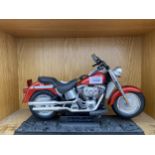 A MODEL OF A HARLEY DAVIDSON