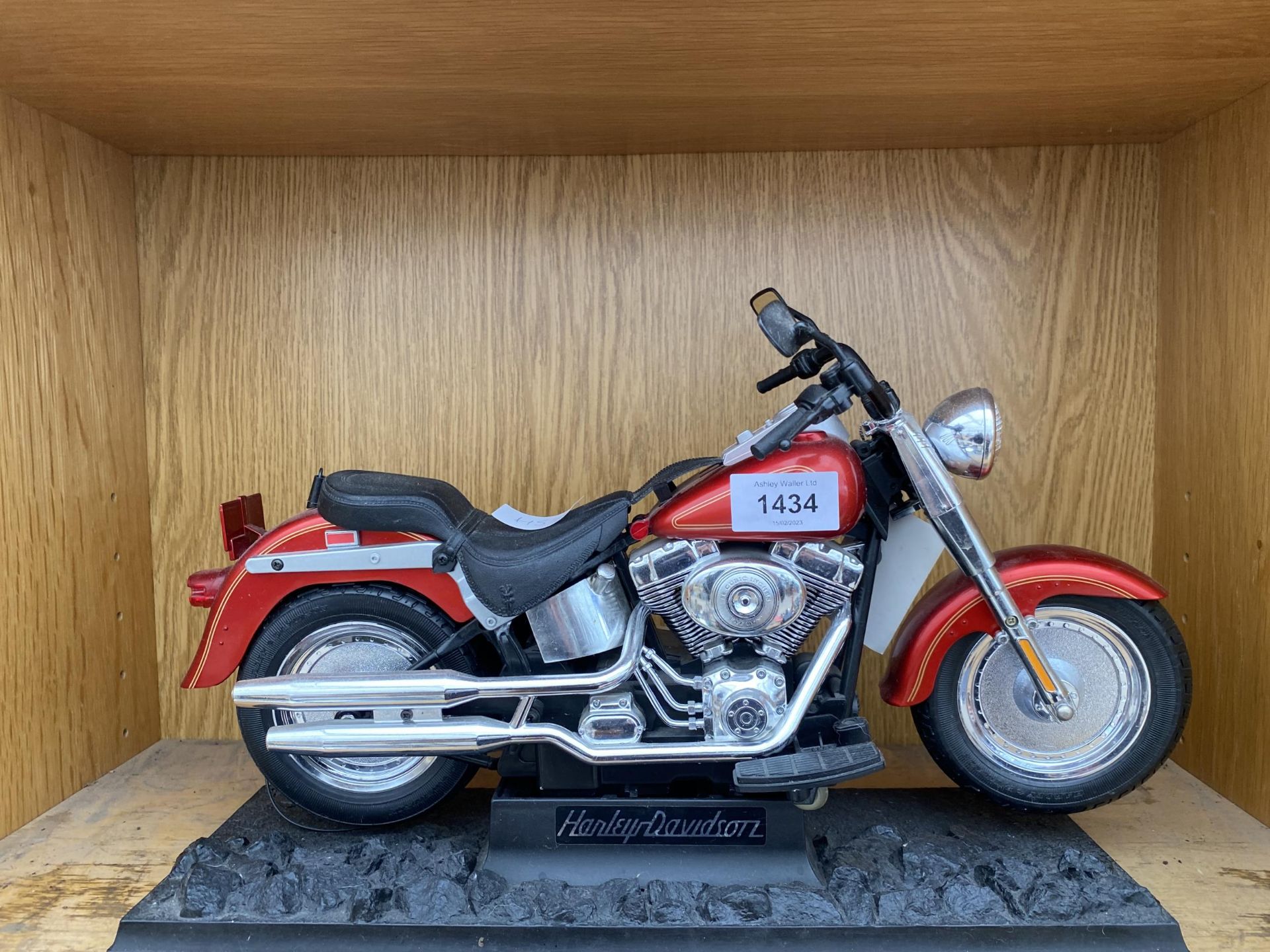 A MODEL OF A HARLEY DAVIDSON