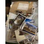 A LARGE QUANTITY OF VINTAGE FOIL POSTCARDS