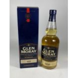 1 X 70CL BOXED BOTTLE - GLEN MORAY SPEYSIDE SINGLE MALT SCOTCH WHISKY