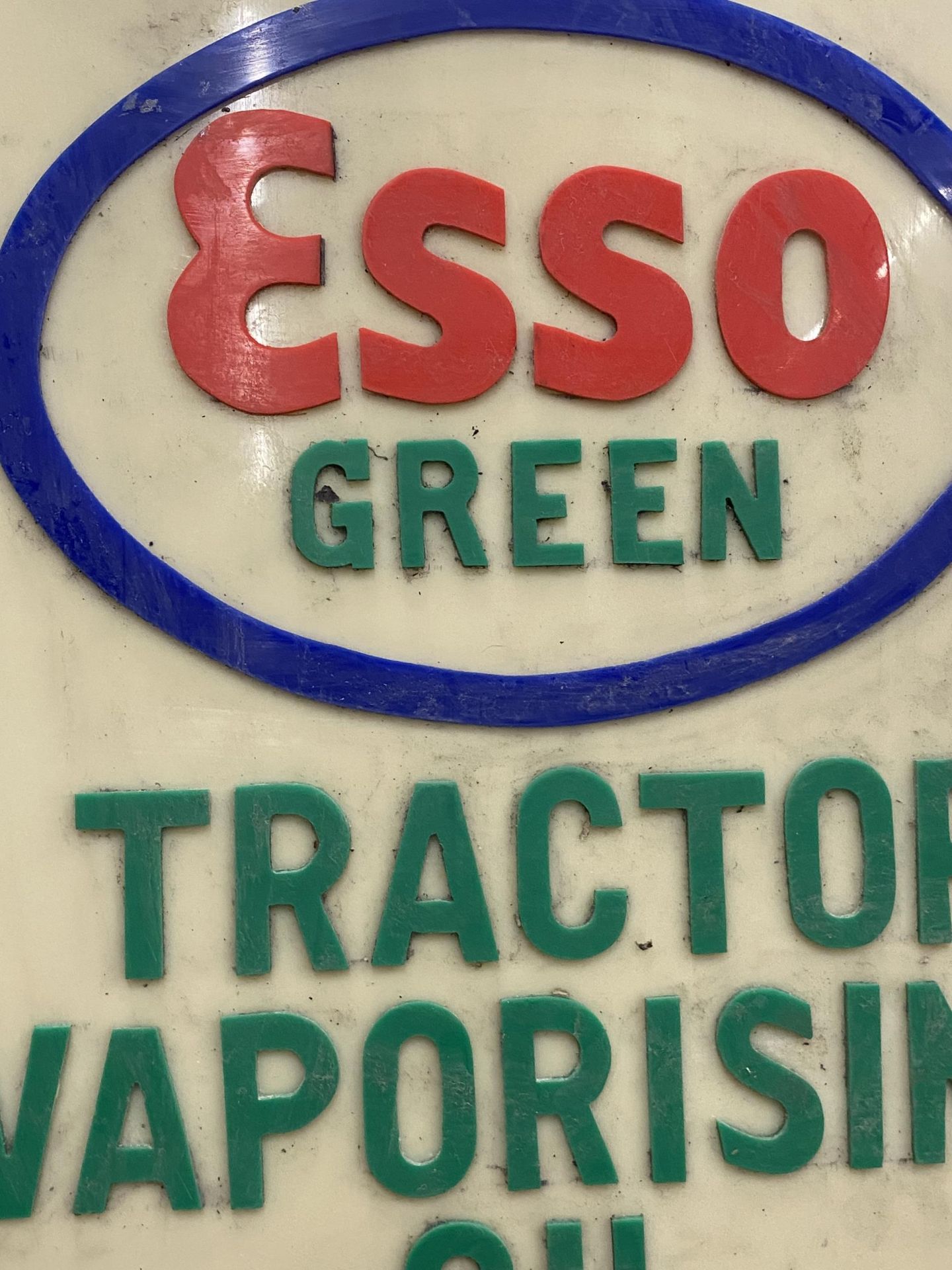 A ESSO GREEN TRACTOR VAPORISING OIL ILLUMINATED BOX SIGN, 48 X 41 X 10CM - Image 2 of 2