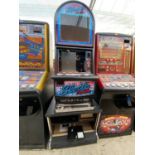 A SLOTTO GAMBLER GAMES MACHINE FOR SOPARES OR REPAIRS BUT WITH KEY