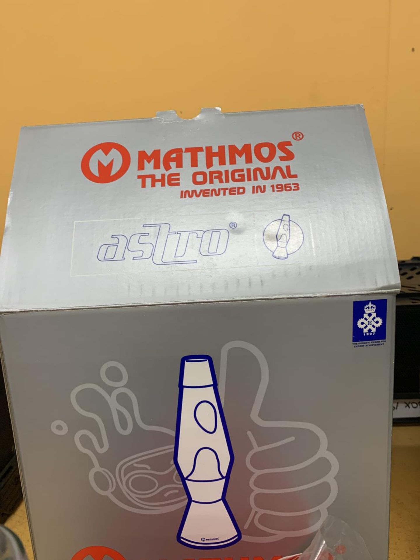 A 'MATHMOS THE ORIGINAL' LAVA LAMP AS NEW IN BOX - Image 3 of 3
