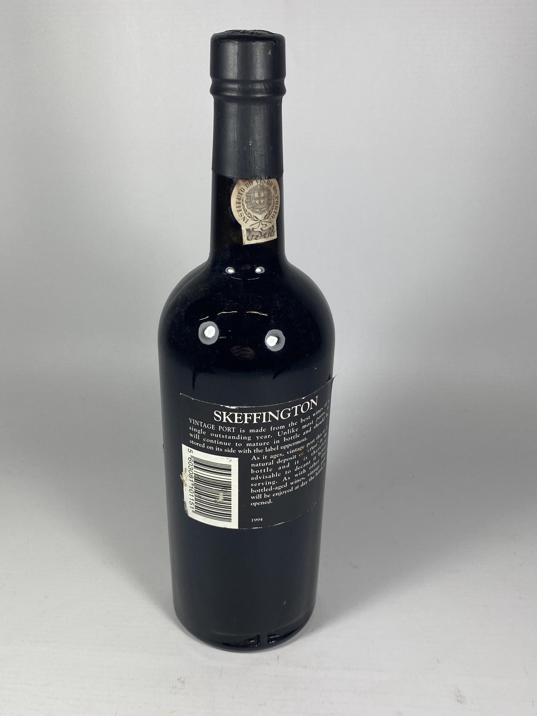 1 X 75CL BOTTLE - SKEFFINGTON 1994 VINTAGE PORT - Image 4 of 4