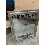 A CHROME BENTLEY MIRROR 50CM 62CM