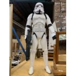 A LARGE STAR WARS STORM TROOPER MODEL 77CM TALL