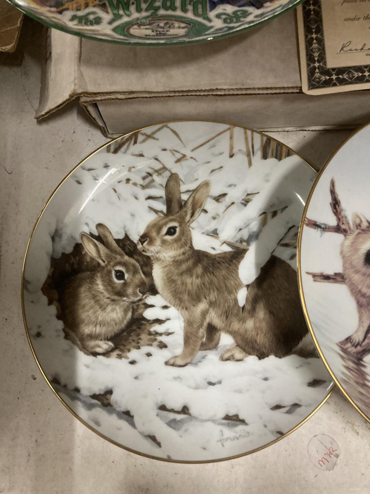 A QUANTITY OF COLLECTOR'S PLATES TO INCLUDE "THE FOREST YEAR," A LIMITED EDITION "OVER THE - Image 4 of 6