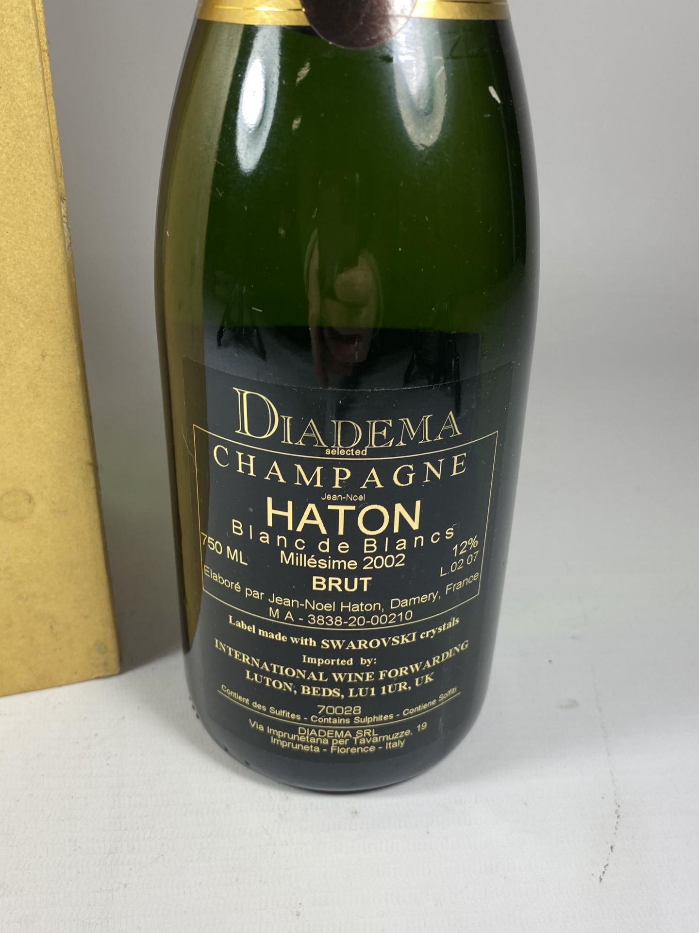 1 X 75CL BOXED BOTTLE - DIADEMA BLANC DE BLANCS MILLESIME 2002 CHAMPAGNE - Image 3 of 3