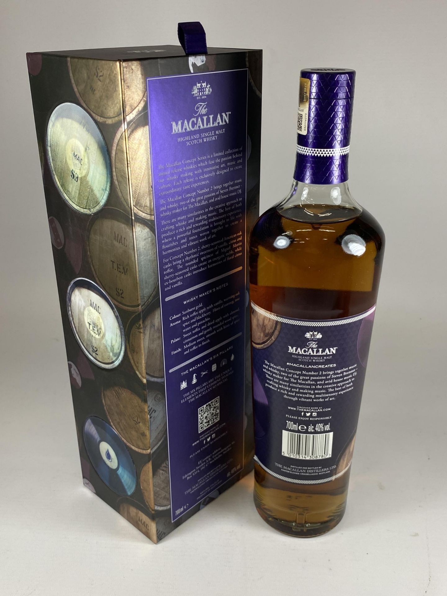 1 X BOXED 70CL BOTTLE - MACALLAN CONCEPT NO.2, LIMITED EDITION HIGHLAND SINGLE MALT SCOTCH WHISKY - Image 3 of 3