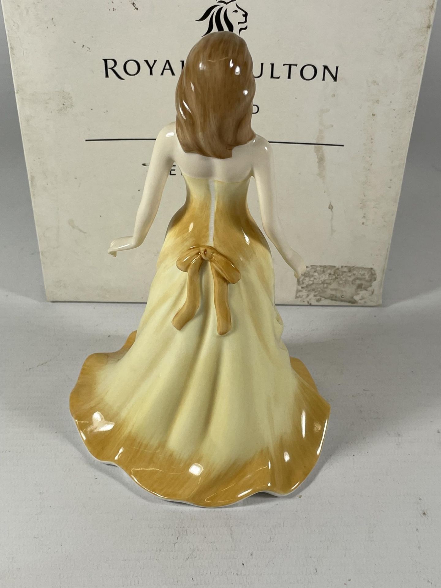 A ROYAL DOULTON GEMSTONES OPAL OCTOBER LADY FIGURE, BOXED - Image 2 of 3