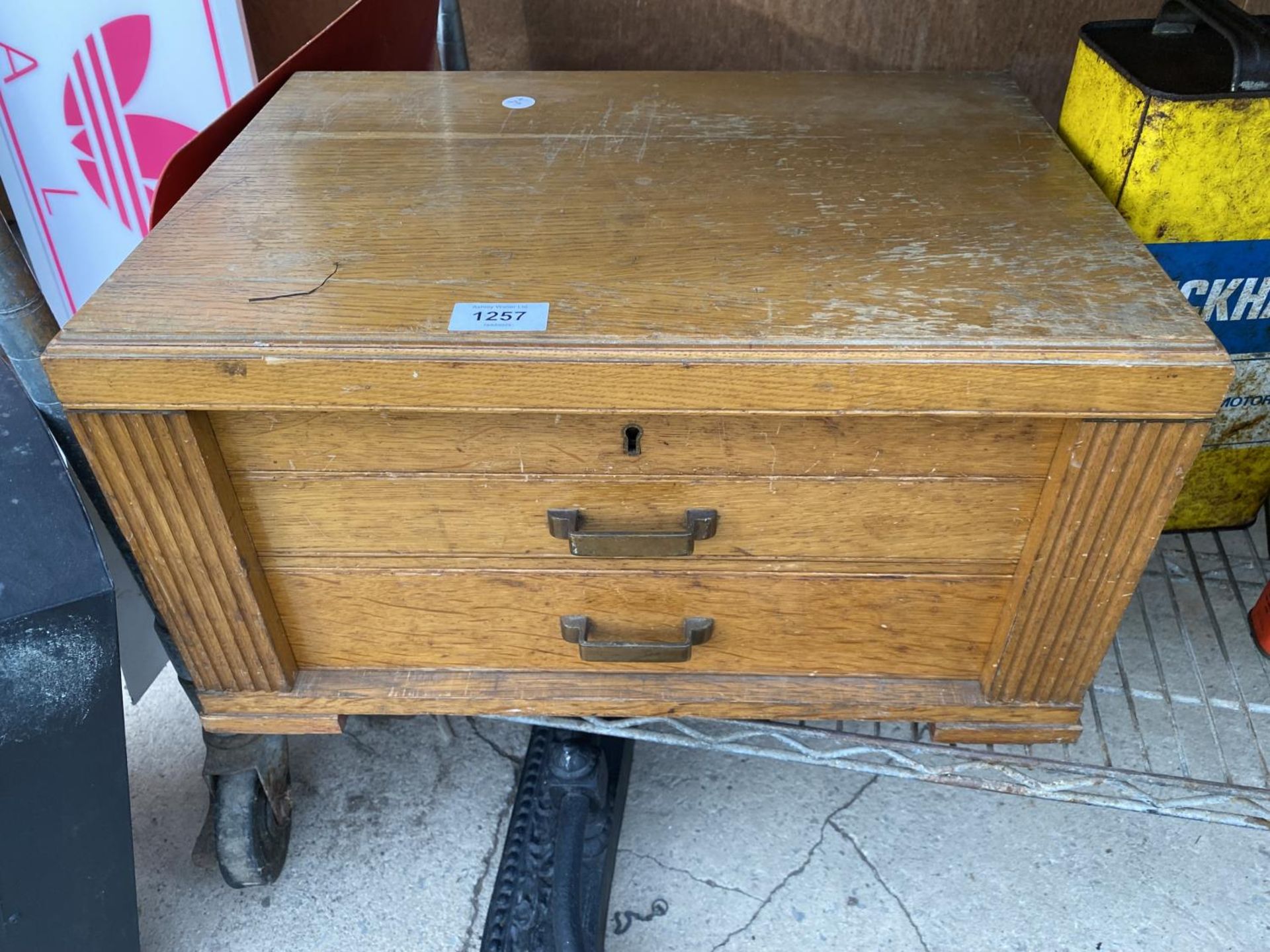 A PART COMPLETE WOODEN CASED CANTEEN OF CUTLERY