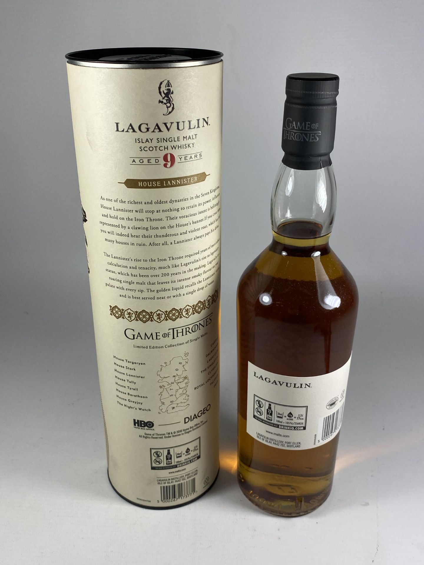 1 X 70CL BOXED BOTTLE - A GAME OF THRONES LIMITED EDITION LAGAVULIN 9 YEAR OLD HOUSE LANNISTER ISLAY - Bild 3 aus 3