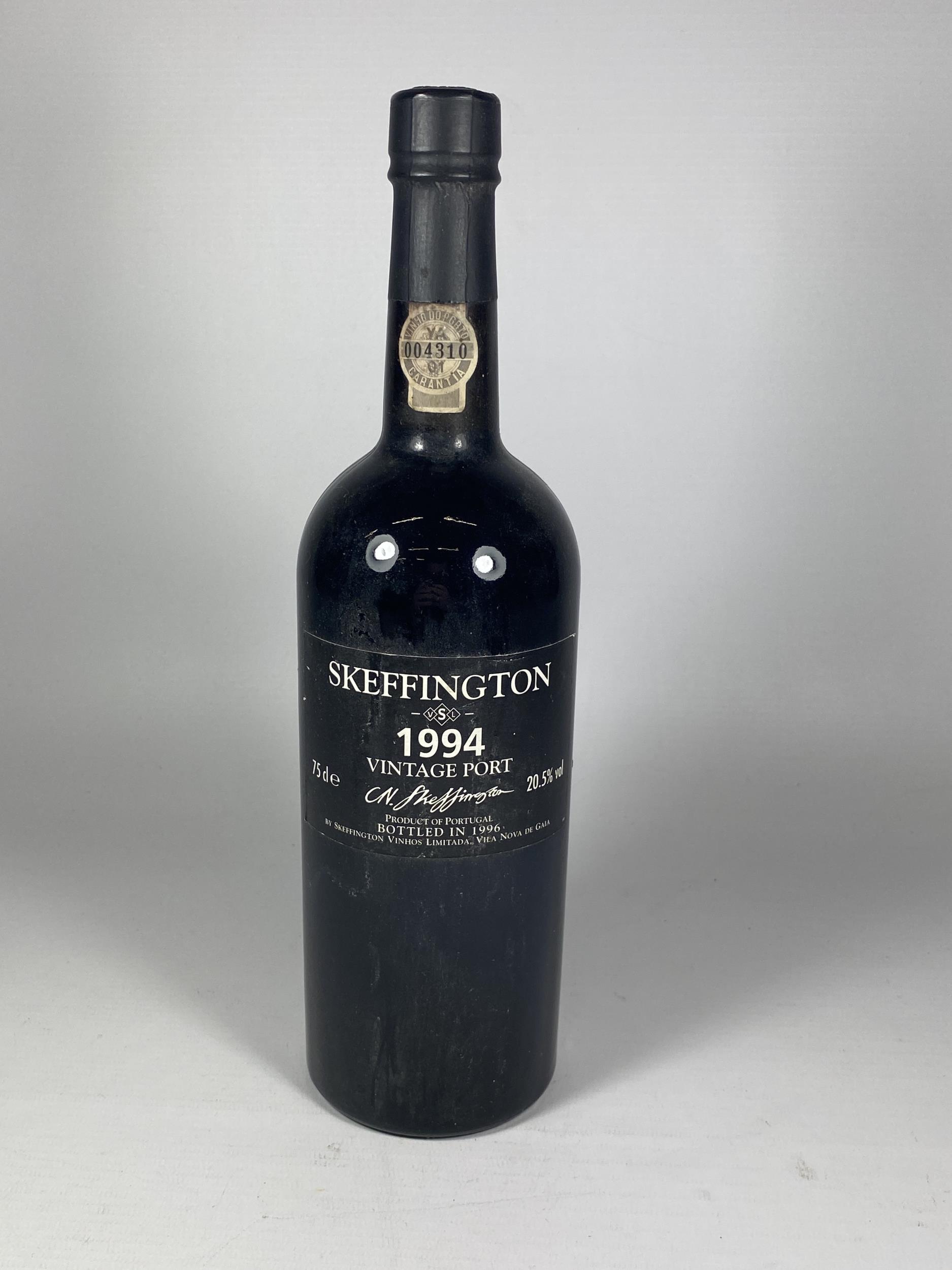 1 X 75CL BOTTLE - SKEFFINGTON 1994 VINTAGE PORT