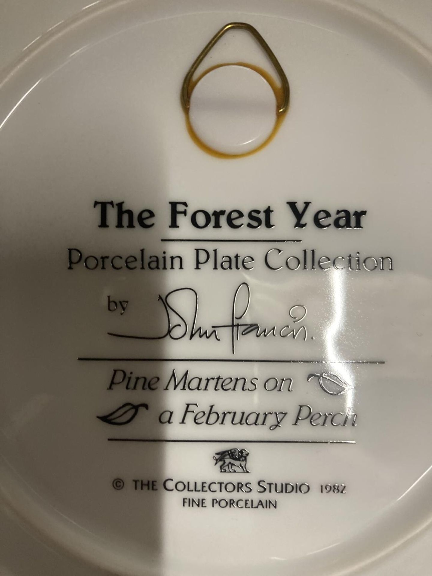 A QUANTITY OF COLLECTOR'S PLATES TO INCLUDE "THE FOREST YEAR," A LIMITED EDITION "OVER THE - Image 6 of 6