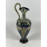 A ROYAL DOULTON LAMBETH ART NOUVEAU EWER / JUG, HEIGHT 29CM