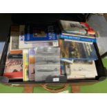 A SUITCASE FULL OF ASSORTED MILITARY / WAR RELATED BOOKS