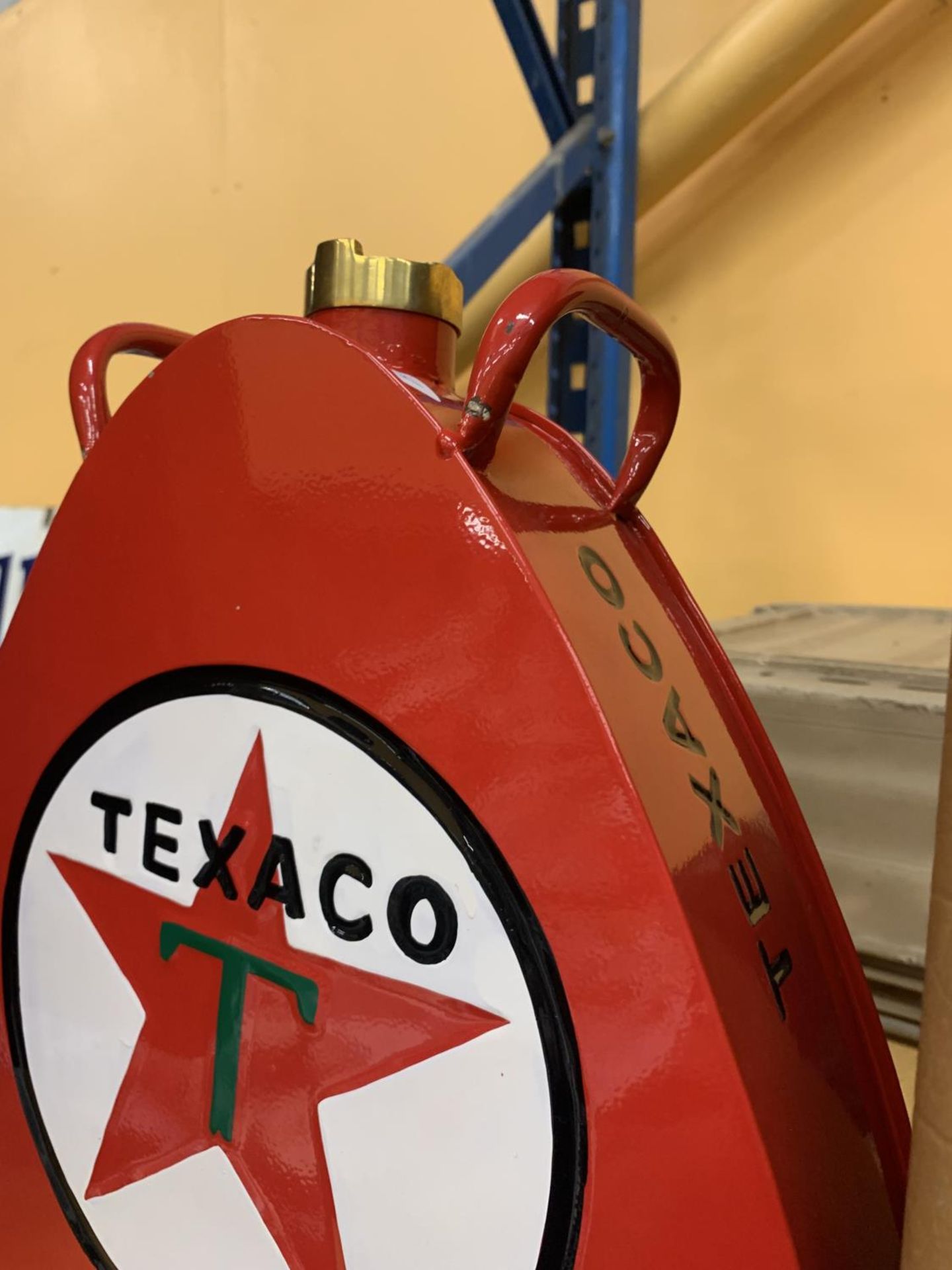 A RED TEXACO PETROL CAN - Image 2 of 2