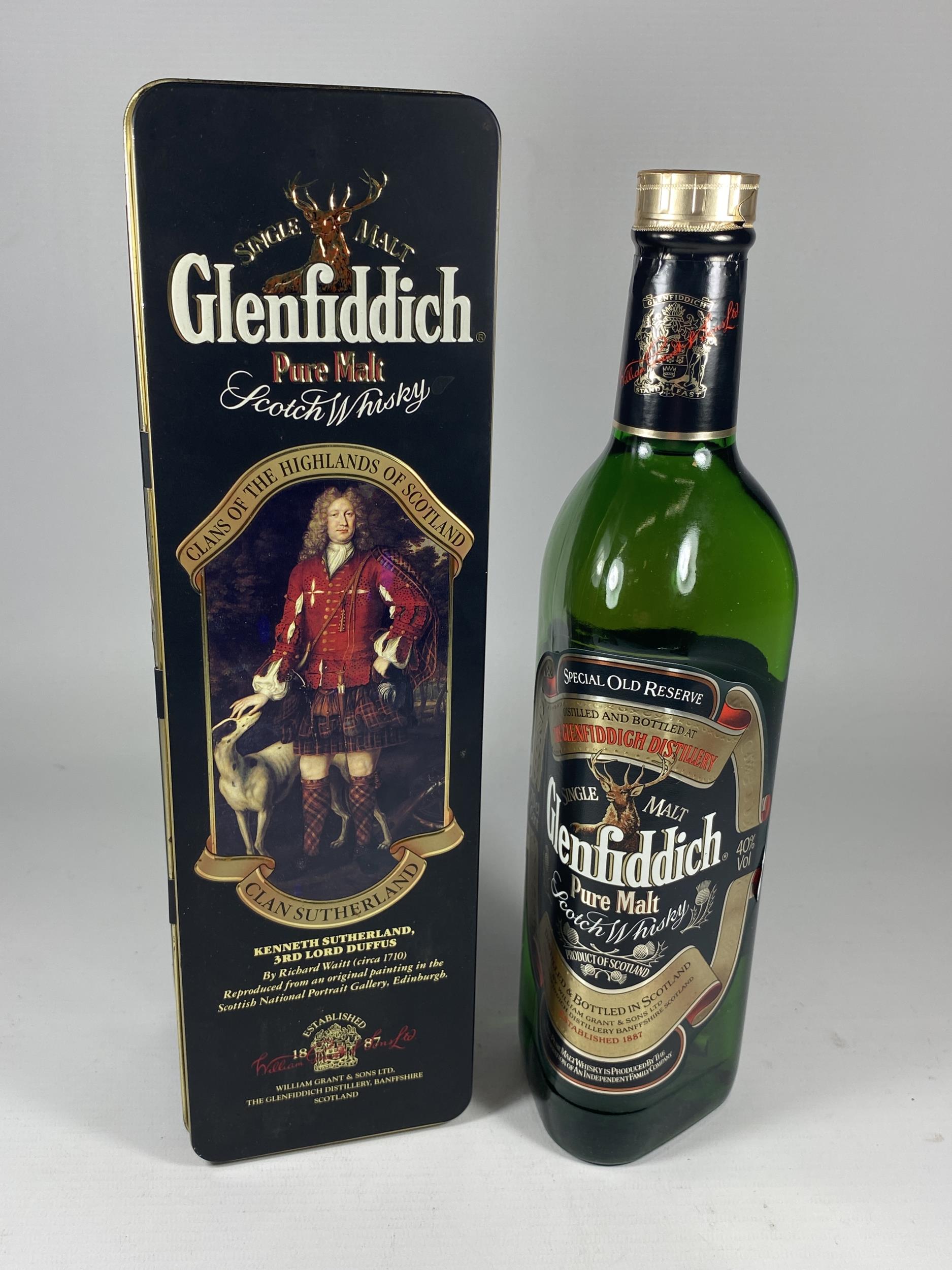 1 X 70CL BOXED BOTTLE - GLENFIDDICH SPECIAL OLD RESERVE PURE MALT SCOTCH WHISKY