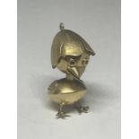 AN 18 CARAT GOLD CHICK PENDANT GROSS WEIGHT 5.67 GRAMS