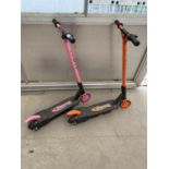 TWO ROCKET ELECTRIC SCOOTERS