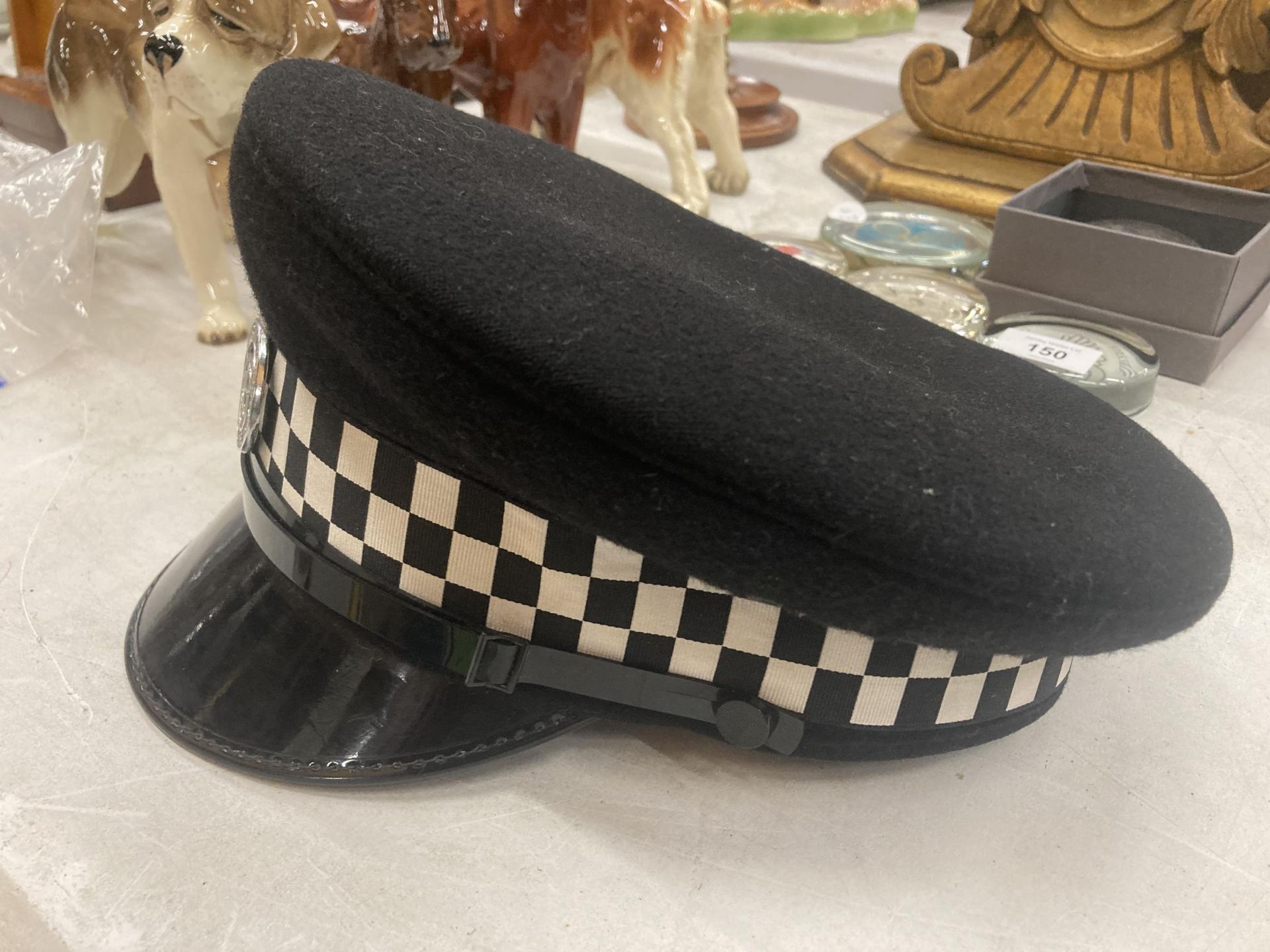 A GREATER MANCHESTER POLICEMAN'S HAT - Image 2 of 4