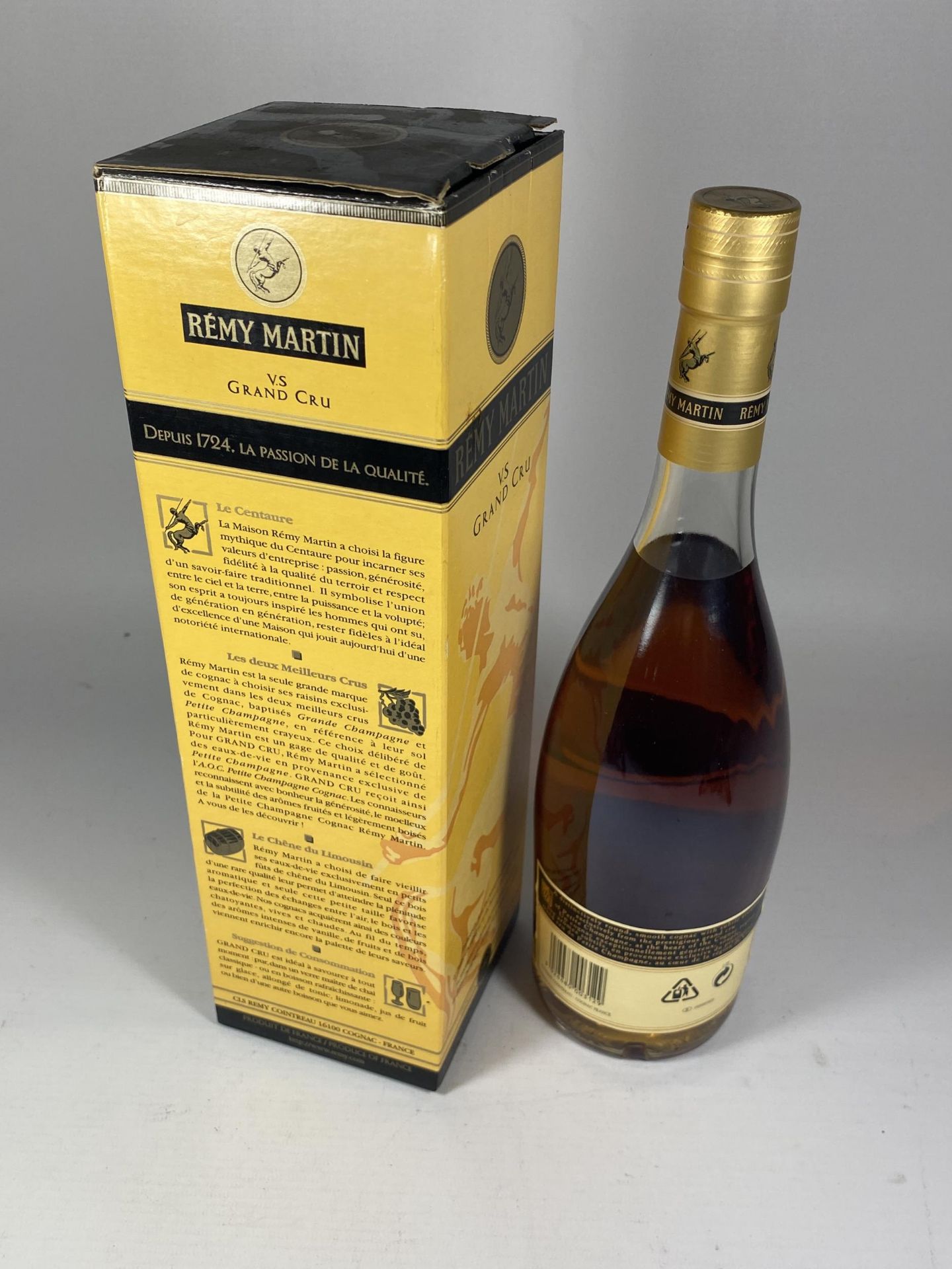 1 X 70CL BOXED BOTTLE - REMY MARTIN VS GRAND CRU COGNAC - Image 3 of 3